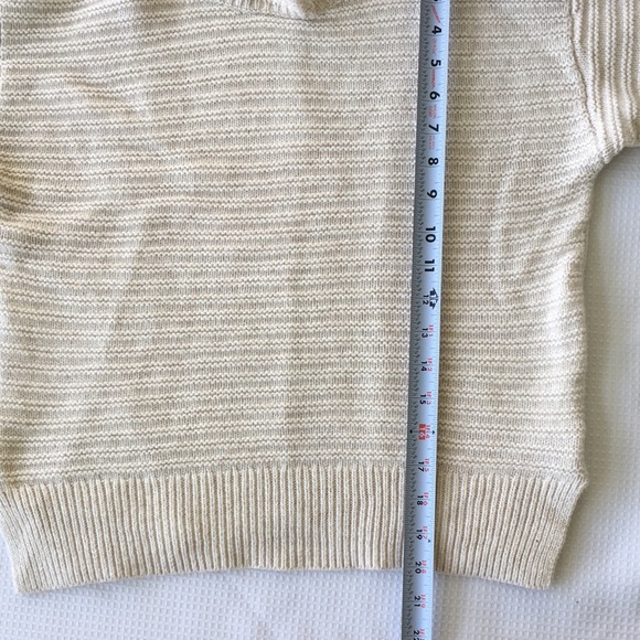 Madewell Fitted Frilly Lettuce Hem Sweater, Size S - Picture 12 of 16